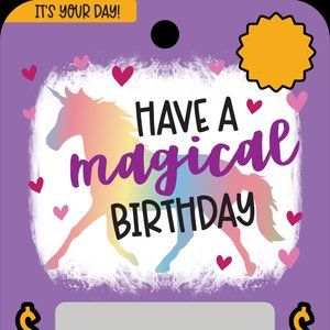 Have a Magical Birthday Happy Celebration Money Card Holder Unique Gift